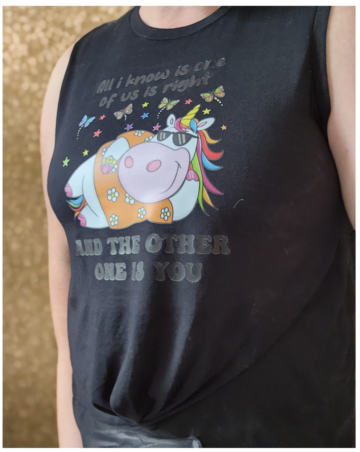 Sleeveless T-shirt